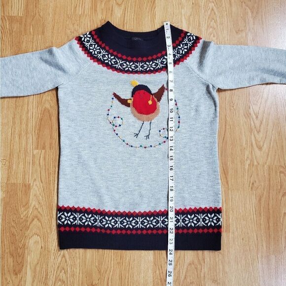 Talbots Holiday Bird Fair Isle Sweater sz Petite = 0-2 - Picture 11 of 14